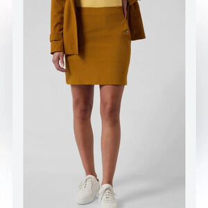 Athleta Vienna Skort Womens Sz 10 Brown Golf Skirt Athletic Active Casual Preppy